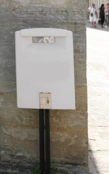 istock post box for posting letters and documents to be sent around the world 1950145947