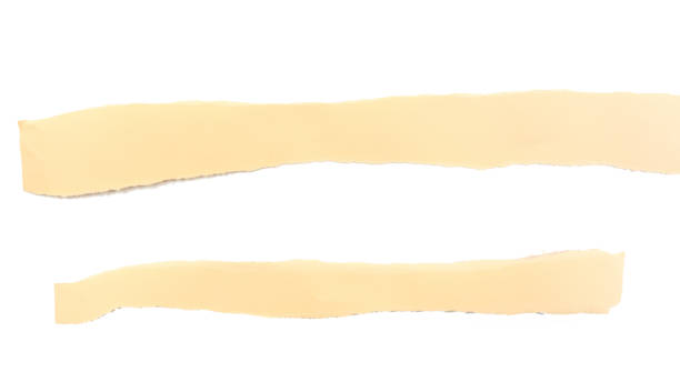 istock Recycled paper craft stick on a white background 1950185906
