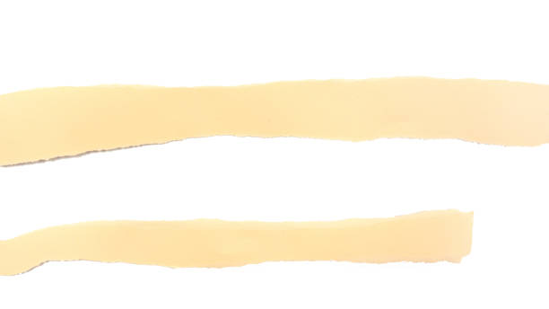 istock Recycled paper craft stick on a white background 1950185908
