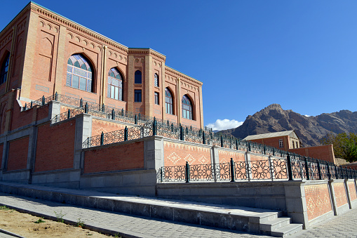 YEREVAN, ARMENIA - SEPTEMBER 28, 2015: The Cascade is a giant stairway in Yerevan, Armenia. Inside Cascade is located the Cafesjian Museum of Art.