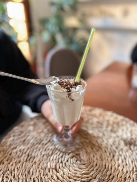 istock Homemade vanilla milkshake 1950306820