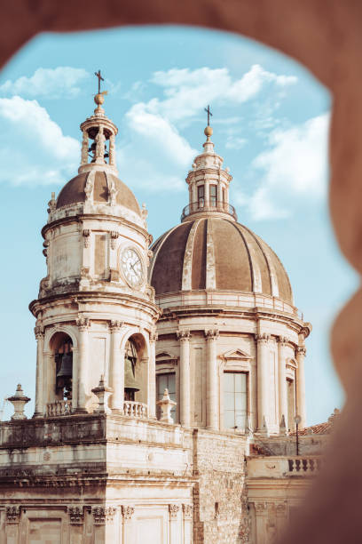 Catania cathedral in Sicily, Italy.