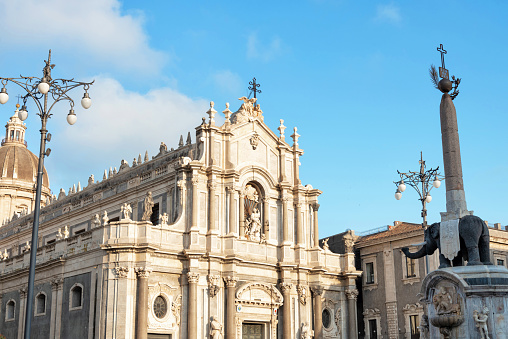 Catania cathedral in Sicily, Italy.
