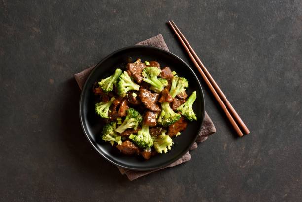 istock Beef with broccoli in asian style 1950463525