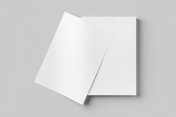 istock Cv, resume, letterhead, invoice mockup. Stack of A4 papers on a grey background. 1950467990