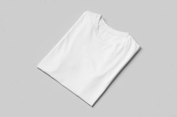 istock Folder men's crew neck t-shirt mockup. 1950469054