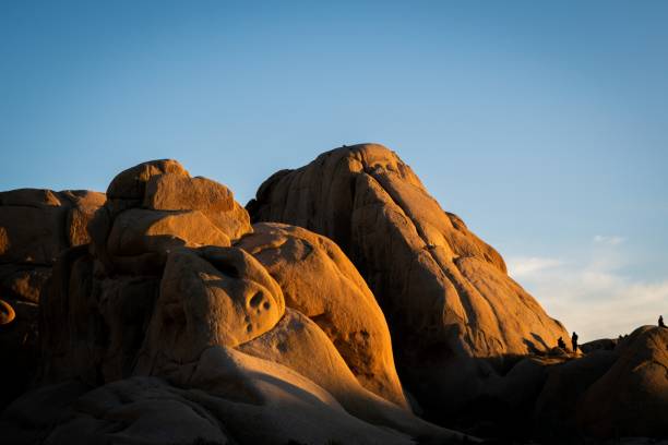 istock two large rock formations next to each other with sky in background 1950528888