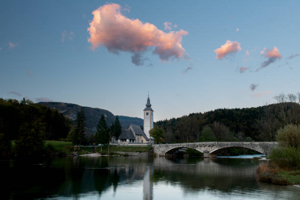 Bohinj lake in the morning
