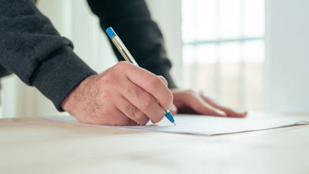 istock Business man sign a contract. 1950604191