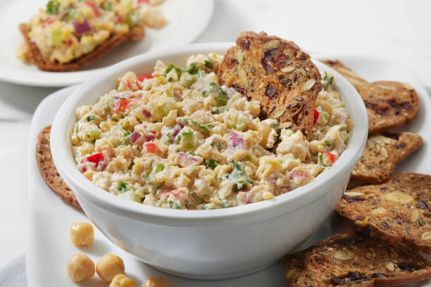 istock Creamy Chick Pea Salad Dip 1950608451