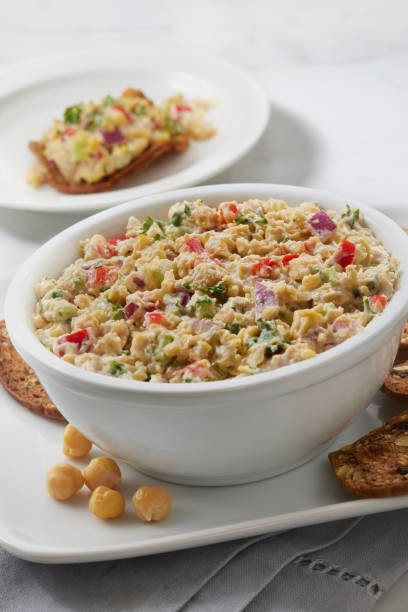 istock Creamy Chick Pea Salad Dip 1950616311