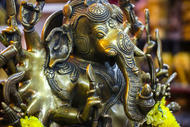 istock Ganesh statue in the souvenir shop in Puttaparthi. 1950759716