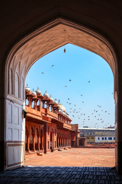 istock Beautiful architecture of Jama Masjid in Agra. 1950768078