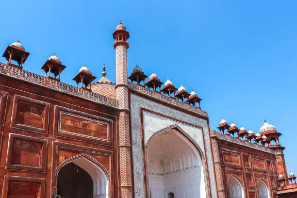 istock Beautiful architecture of Jama Masjid in Agra. 1950768082
