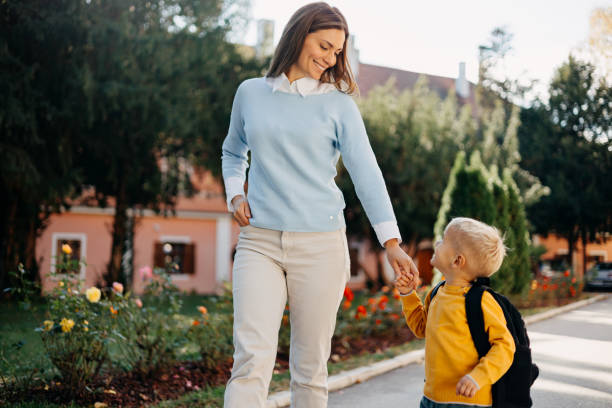 istock Mother and son embark on a new educational adventure 1950776373