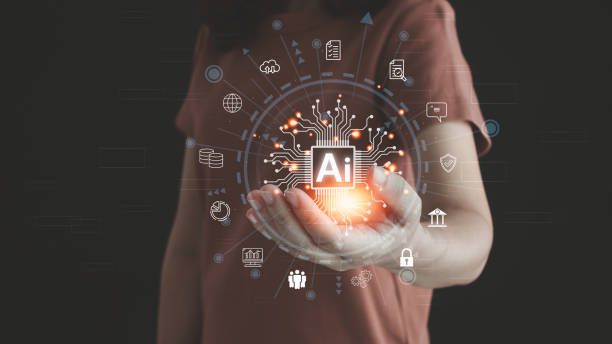 istock AI technology in everyday life concept. People use AI to help work, Artificial Intelligence Learning tech. Business analytics expert on digital brain internet network. Science and innovation future 1950804925