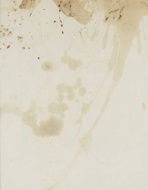 Antique Paper Texture with Coffee Stains stock photo