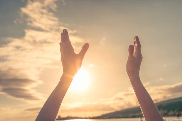 istock Woman catching the sun. 1951129790