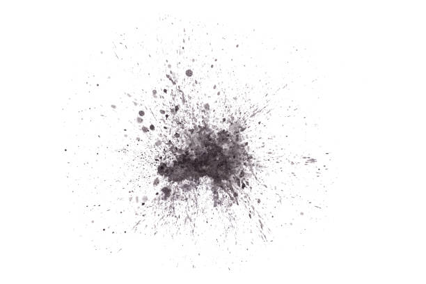 istock Ink drips and splatters on water-stained spots 1951156479