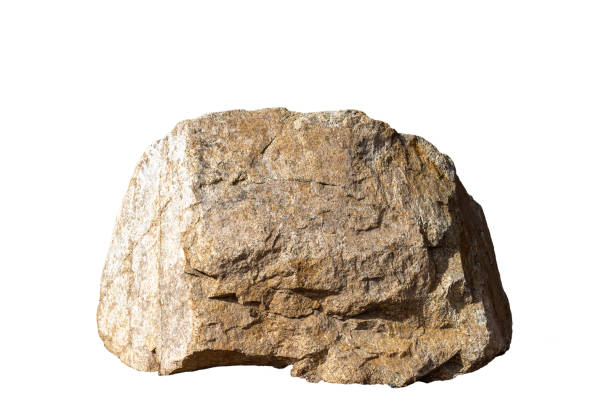 istock Isolated boulder with various textures and colors from Pescott Arizona 1951197380