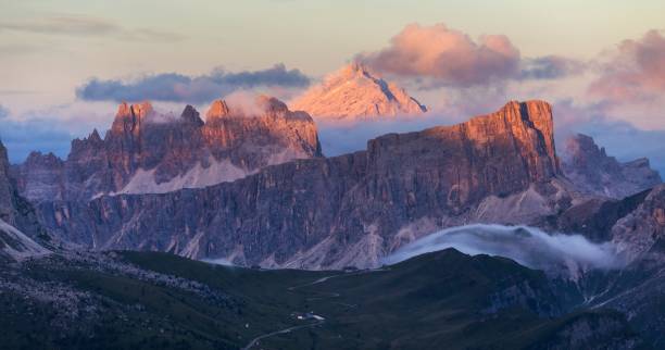 istock Passo Giau, evening view from Alps Dolomites mountains 1951267678