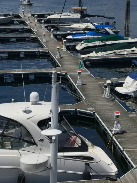 istock Boats docked at pier 1951378367