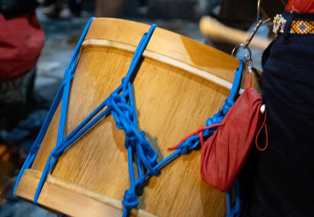 Recife, Pernambuco, Brazil:Maracatu musical instrument from Recife downtown