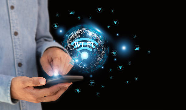 istock Business using smartphone with wifi icon,business communication concept 1951384442