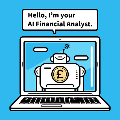 Cute AI characters vector art illustration.
An AI Financial Analyst Robot appears on the laptop computer screen and greets you.

Concept: Future of Financial Advisory

This concept envisions a future where AI-driven financial analysts are readily accessible through digital platforms, offering personalized advice and insights. The friendly greeting emphasizes the user-friendly nature of advanced financial technologies.