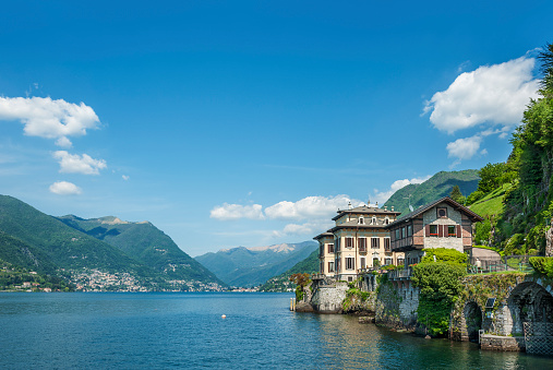 Landscape of Lake Como, Italy