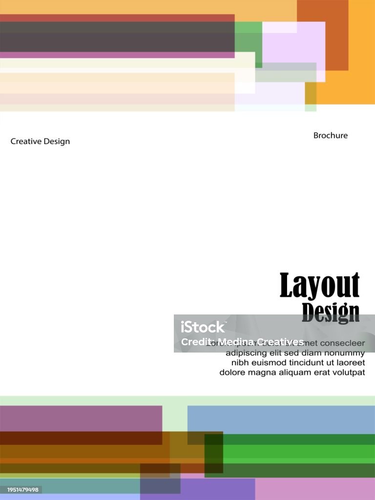 Abstract Design Block Vector Abstract Multicolor Block Textured Design Template Background ...