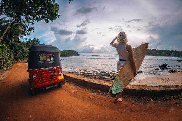 istock Surfing in Sri Lanka, Hiriketiya. 1951488322