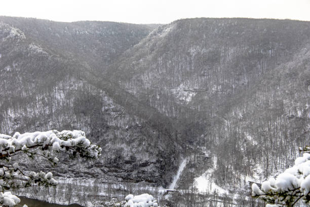Wintry views in the New River Gorge