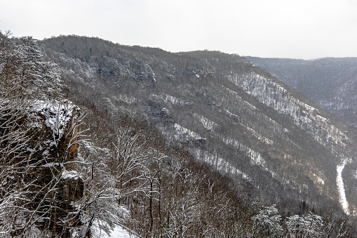 Wintry views in the New River Gorge