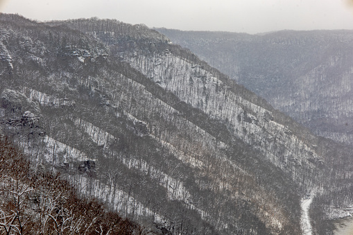 Wintry views in the New River Gorge