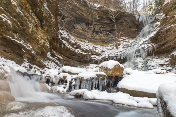 istock Frozen Cathedral Falls in West Virginia 1951577395