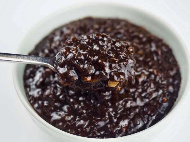 istock Jajang sauce in a ceramic bowl 1951608932