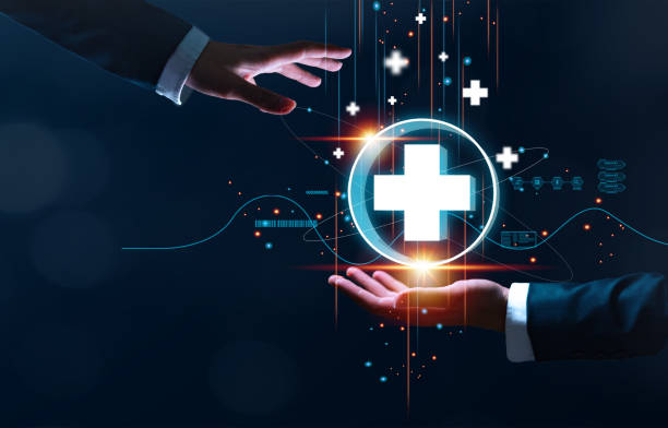 istock Businessman holding virtual blue plus sign to offer positive thing with thinking mindset symbol concept, like benefits, personal development, Profit, health insurance, growth concepts. 1951661201