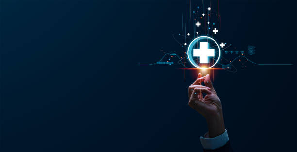 istock Businessman holding virtual blue plus sign to offer positive thing with thinking mindset symbol concept, like benefits, personal development, Profit, health insurance, growth concepts. 1951661736