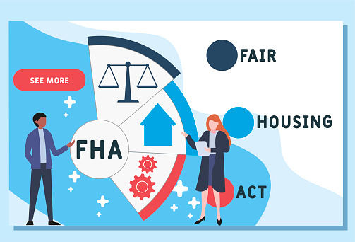 Fha Segregation Fha Fair Housing Act Acronym Stock Illustration - Download Image Now ...