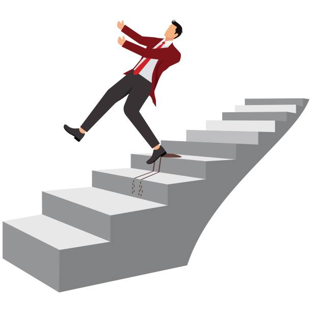 Falling Ladder Drawing 620+ Man Falling Off Ladder Stock Illustrations, Royalty-Free Vector ...