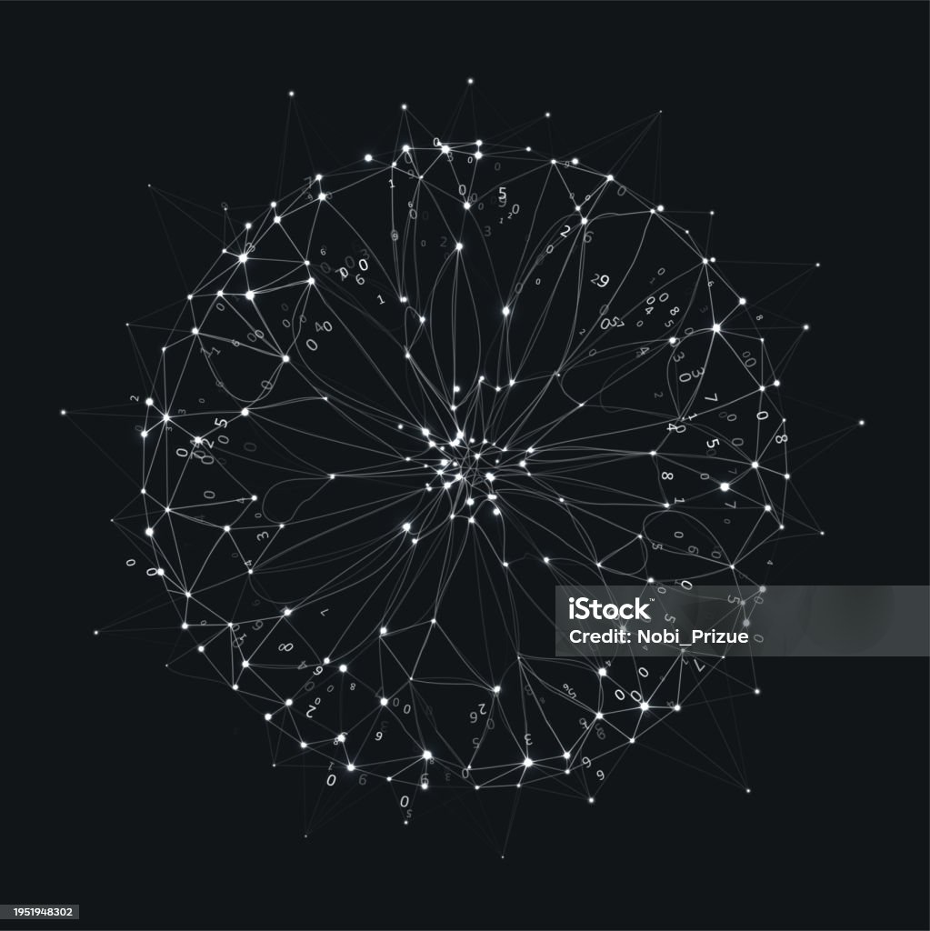 Data Collection Abstract Abstract Big Data Visualization Stock Illustration - Download Image Now ...