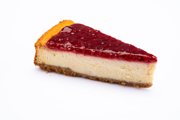 istock Delicious dessert raspberry cheesecake on white background 1951973936