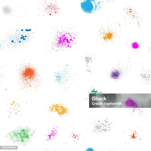 Sprayed Paint Texture Spray Paint Texture Seamless Pattern Vector Background Design Element ...
