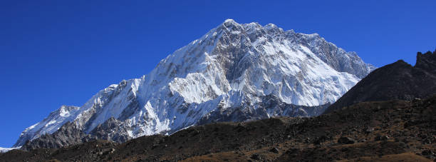 istock Nuptse South Face and azure blue sky, Nepal. 1952026420