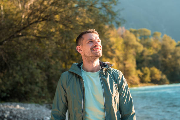 istock Attractive Caucasian Male Admiring Nature 1952026554