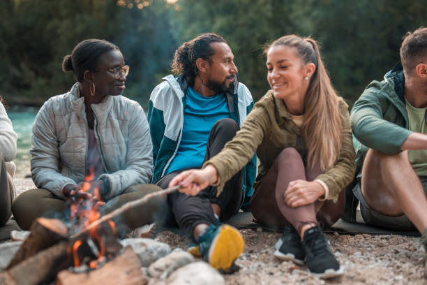 istock Multiracial Friends in the Forest 1952026656