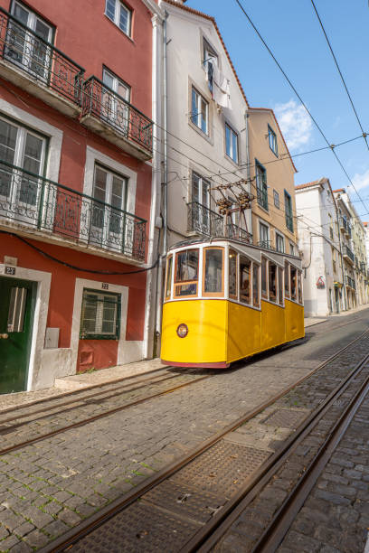 istock The famous yellow tramway in Lisbon 1952045743