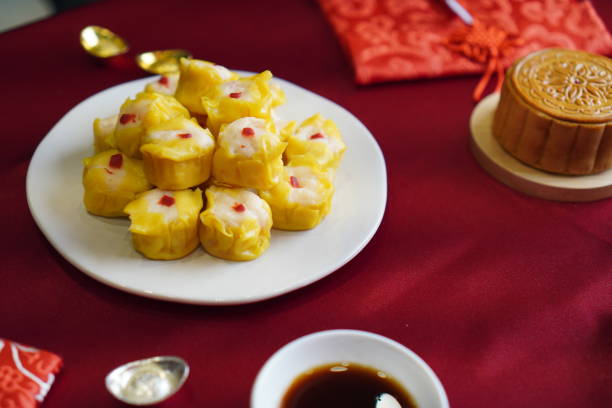istock dumplings Chinese snacks rice or wheat dough enclosing minced meat and steamed 1952080336