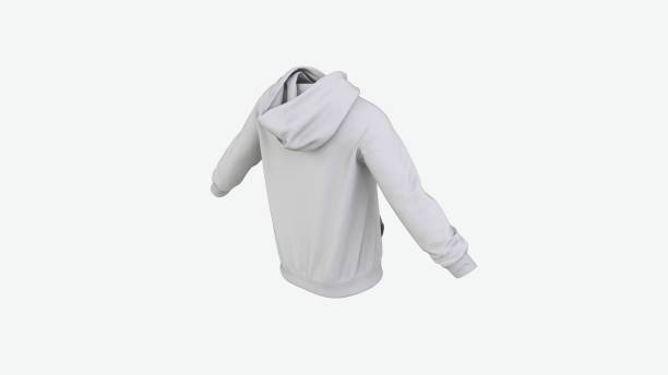 istock White hoodie unisex 3d image 1952116260